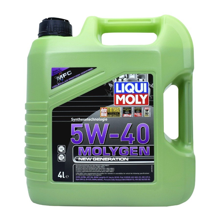 زيت المحرك من ليكوي مولي موليجن (5W-40) مع قدرة فائقة ، 4 لتر